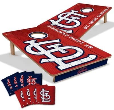 Skip's Garage St Louis Cardinals MLB Tailgate Cornhole Board Set
