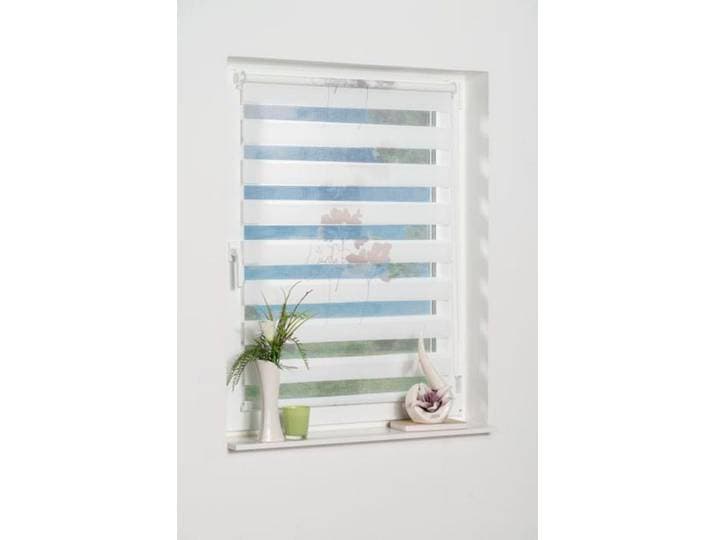 Doppelrollo K-HOME Delphi Gr. 9, grau (taupe), B:120cm H:150cm, Polyester, Rollos, Doppelrollo, im Fixmass