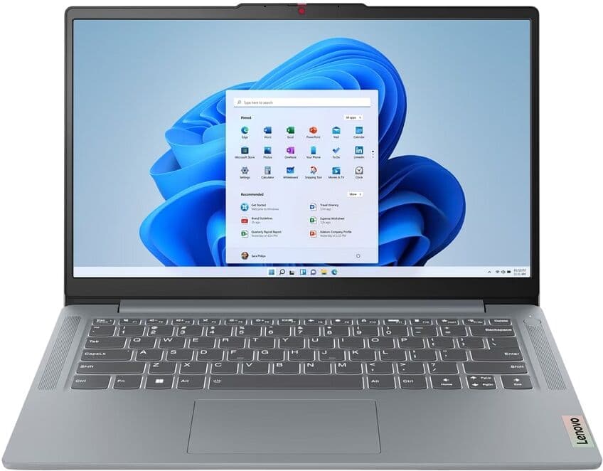 Portátil 14" IdeaPad Slim 3 14AMN8 AMD Ryzen 5 40 Full HD 8GB/512GB SSD (Arctic Grey) - LENOVO