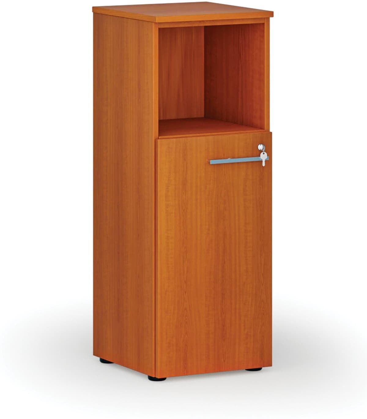 B2B Partner Szafa biurowa kombinowana PRIMO WOOD, 400 x 420 x 1087 mm, wiśnia