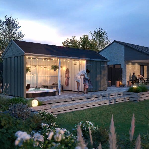 Plus Classic Multihavehus, Dobbeltdør, Åben, Natur