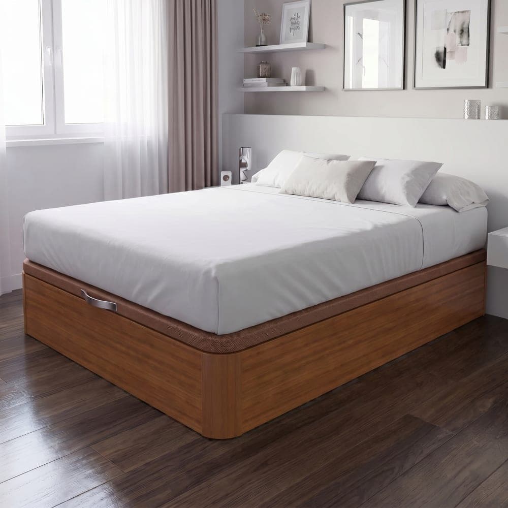 BEZEN Canapé madera alta resistencia cerezo - - con montaje 105x200 cm