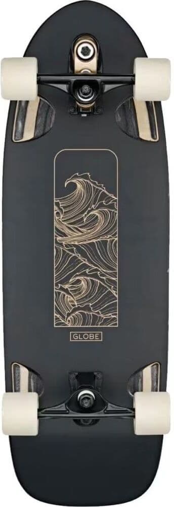 Surfskate Globe Walrus Black Peaking 31 Pulgadas Talla Única Unisex