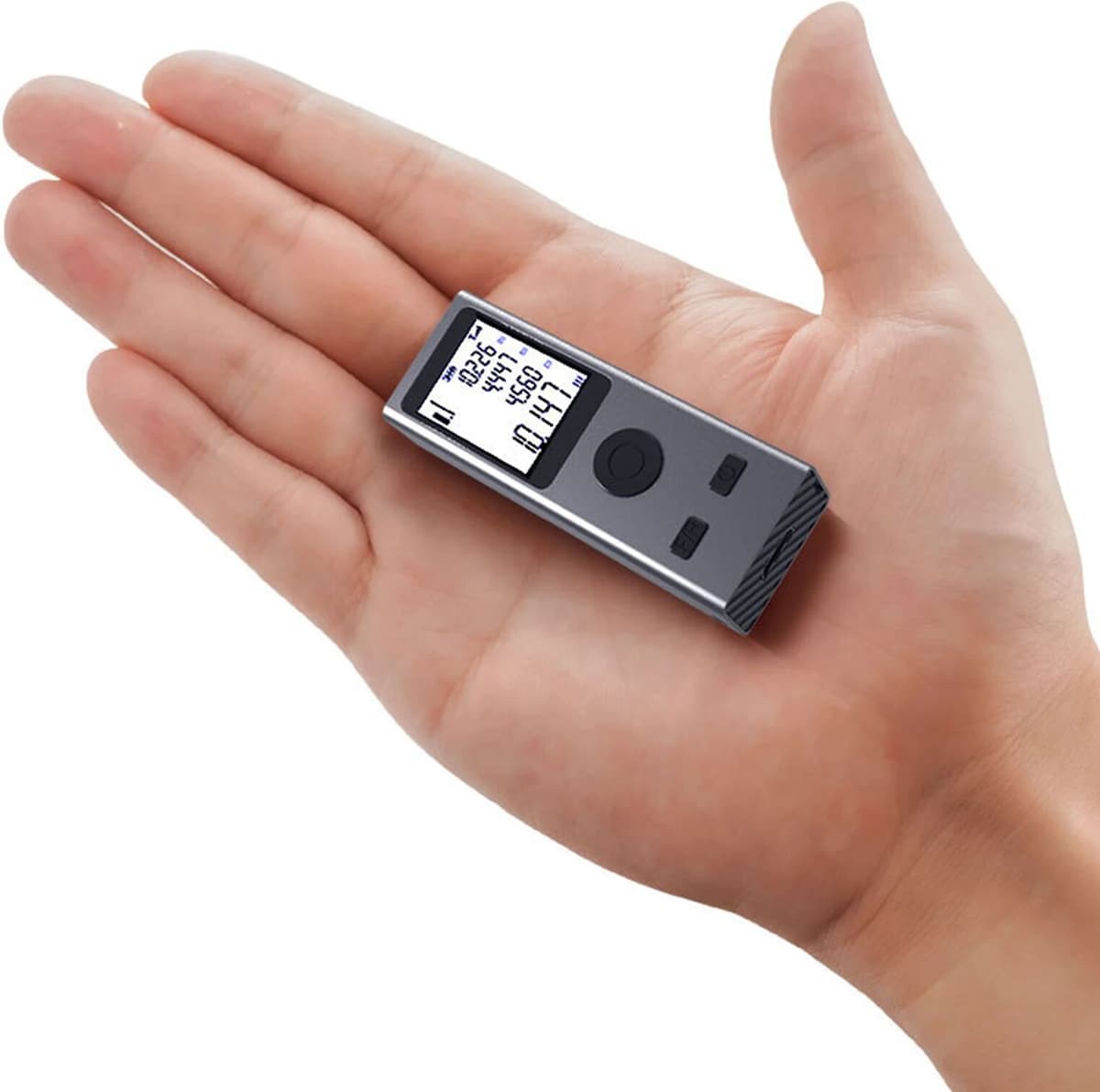 TecGage Mini Laser Rangefinder Digital Tape Measure Laser Ruler USB Charge Aluminum Alloy Fuselage Measuring Distance: 30/50/60m