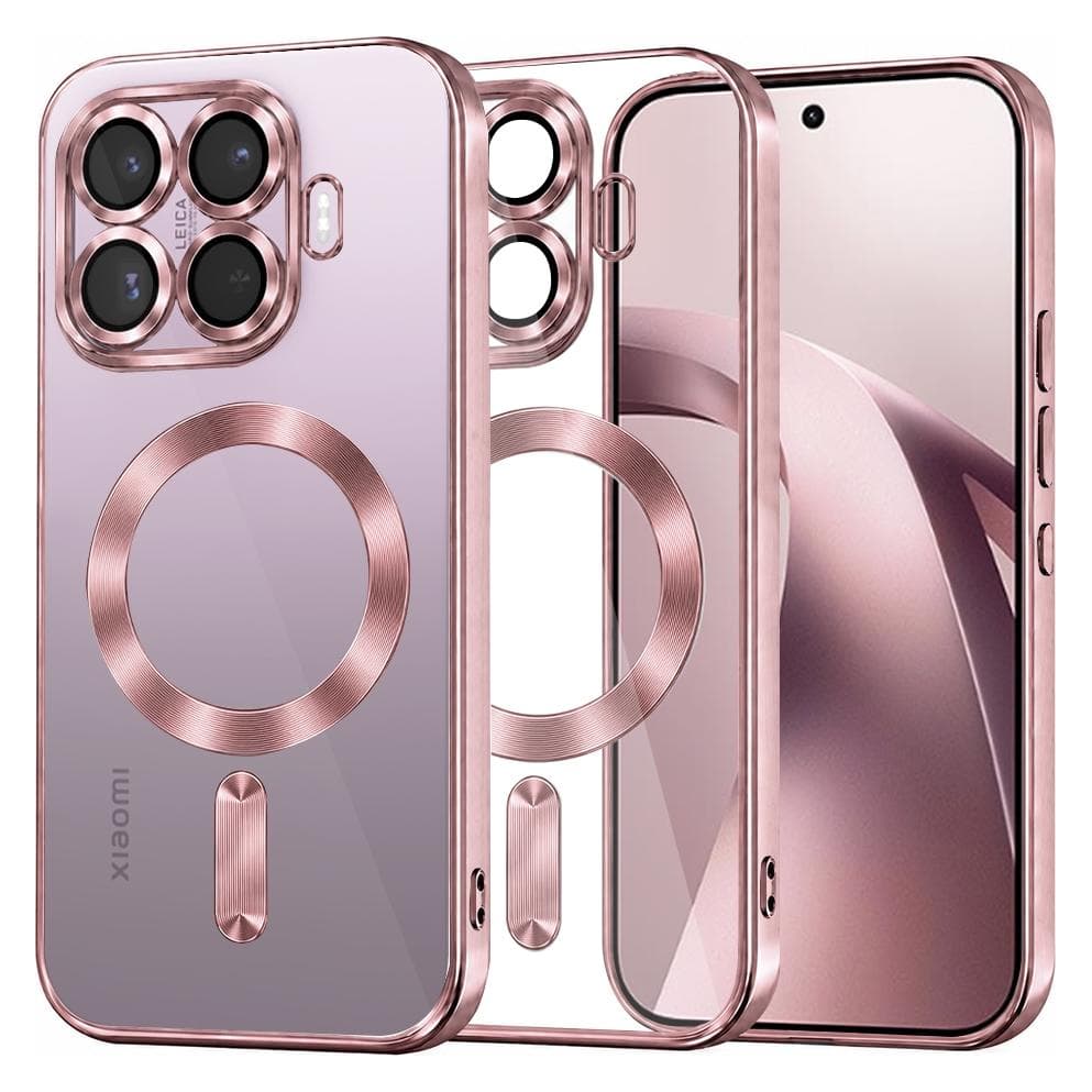 Techsuit - Luxury Crystal MagSafe - Xiaomi 17T - Pink (Xiaomi 17T) (76521004)