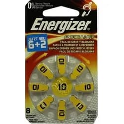 ENERGIZER Hörgerätebatterie 10 8 St