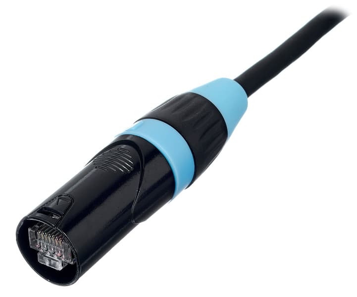 pro snake CAT6E CC Cable 2.0m sky blue nero