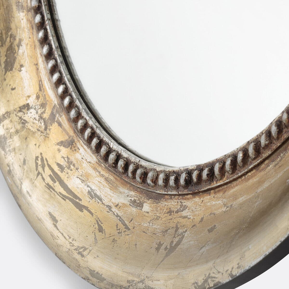LA REDOUTE INTERIEURS Miroir rond en manguier massif, diamètre 60 cm, AFSAN