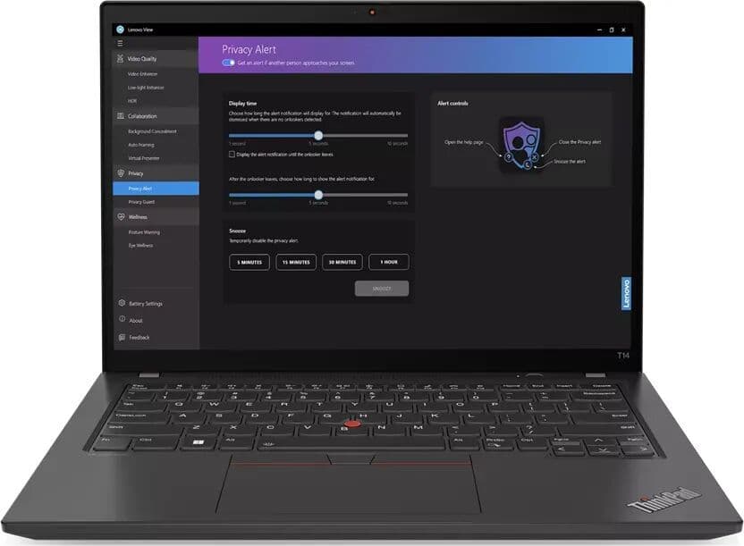 IBM Thinkpad T14 G4   Ryzen 5 PRO 7540U   14"   8 GB   2 TB SSD   Rétroéclairage du clavier   Win 11 Pro   SE - Refurbished