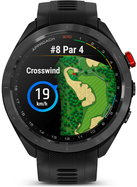 Garmin Approach S70 - Black (47mm), Black (47mm)