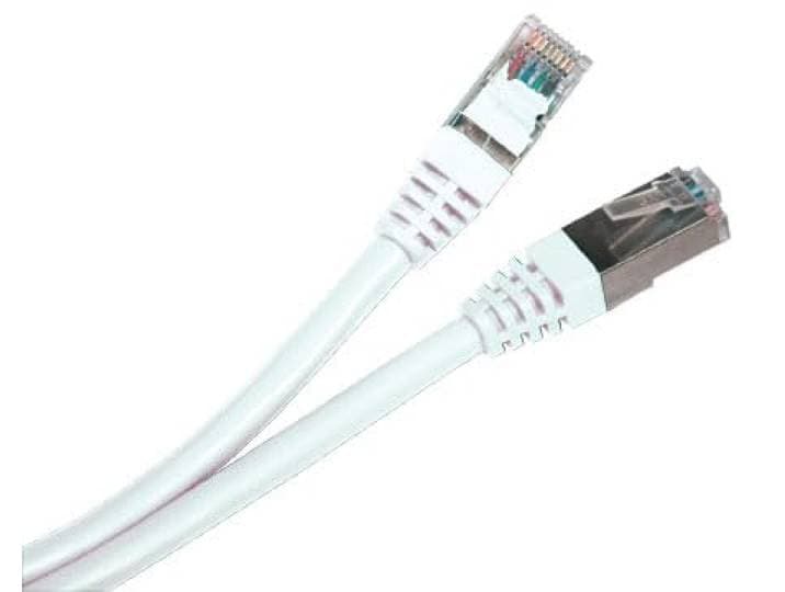 LOGON SSTP Cat6a netwerkkabel 2 m wit - netwerkkabel (2 m, RJ-45, wit)
