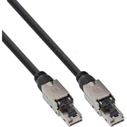 INL 77870S - Patchkabel Cat.6A U/UTP, schwarz, 70m