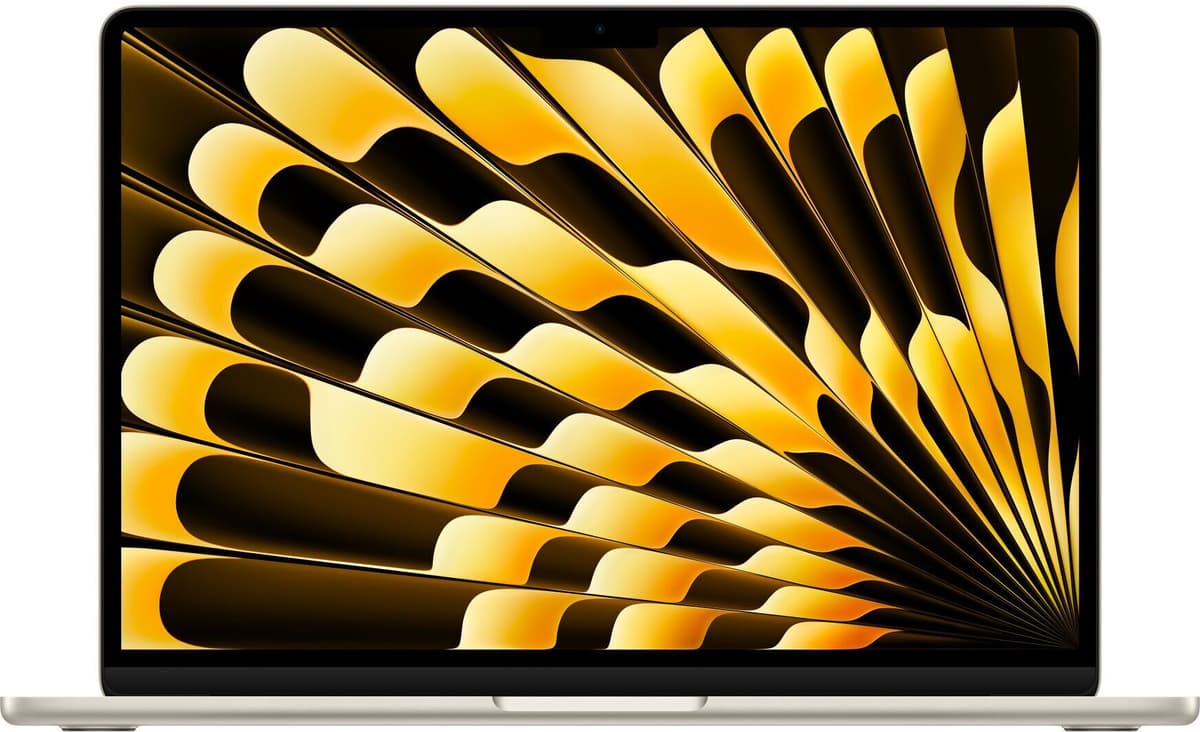 Apple MacBook Air 2024   13.6"   M3   16 GB   512 GB SSD   10-Core GPU   Lumière stellaire   DE - Refurbished