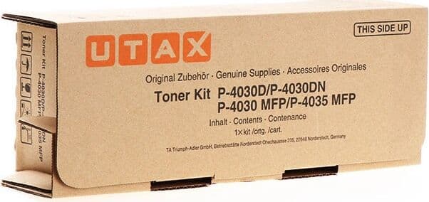 Utax 4434010010 Γνήσιο Toner Laser Εκτυπωτή Μαύρο