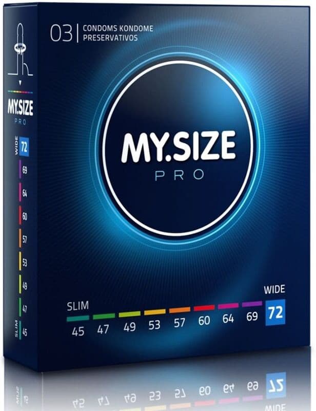 Préservatifs my size pro 72 mm 3 unités