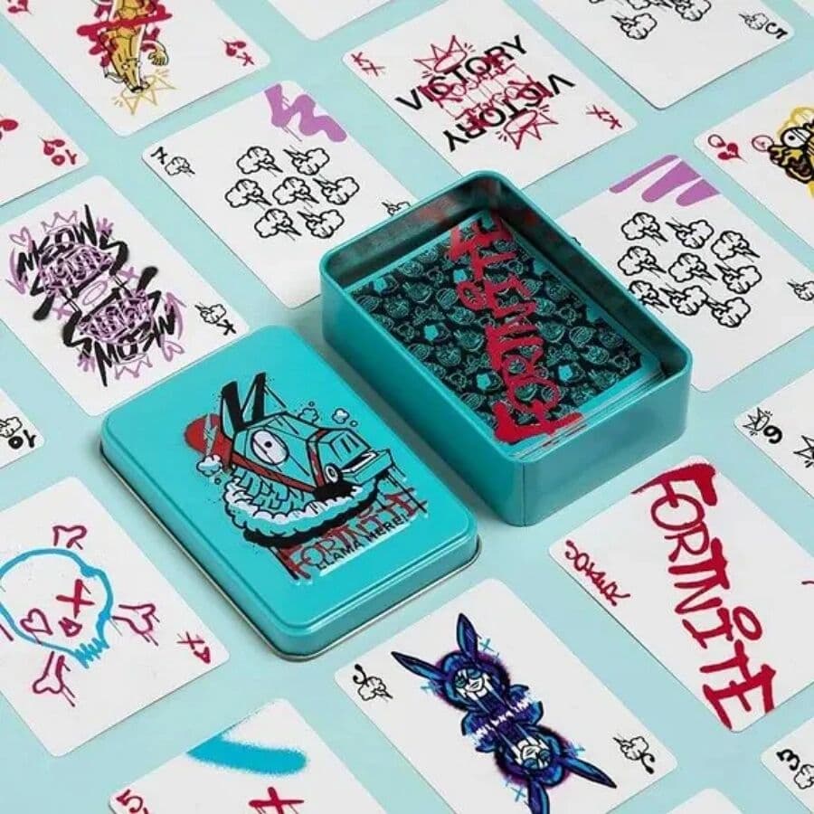 Paladone Fortnite Playing Cards kártyajáték fémdobozban Játék