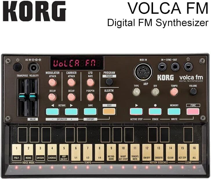 NONE KORG VOLCA FM2 Touch Portable Mini FM Modulation Analog Synthesizer