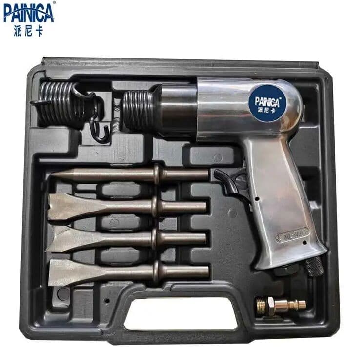 PAINICA ndustrial-Grade Multi-Function Pneumatic Tools (Chisel/Hammer/Jackhammer) - Model 150 (Impact Type) with Chisel Bits