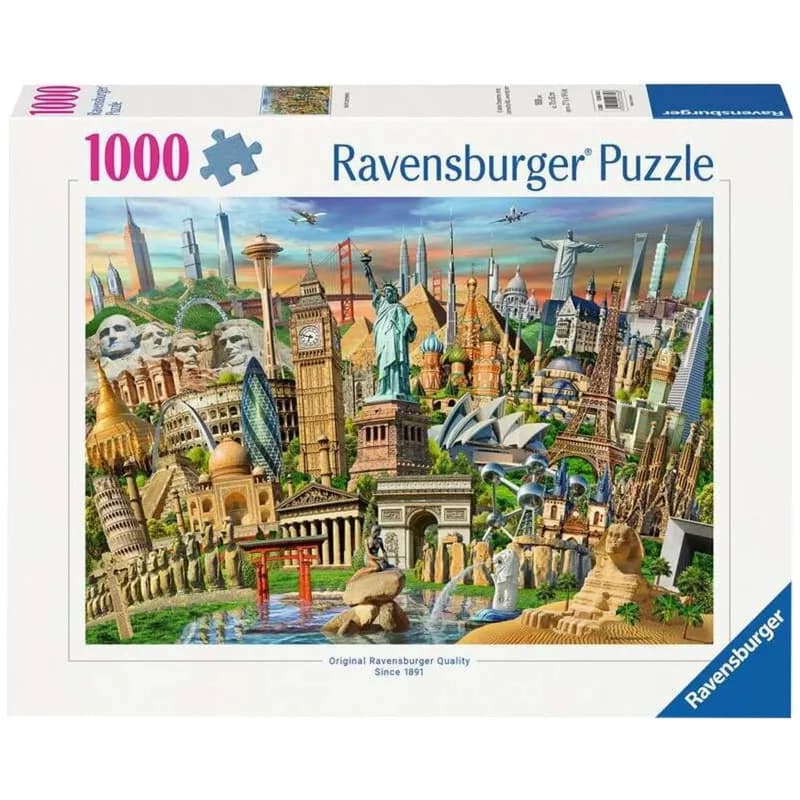 Ravensburger Puzzle Sights Worldwide 1000 Pieces 12000332