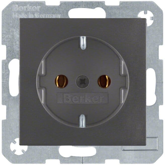 Berker Prise Schuko anthracite 41431606 (41431606)
