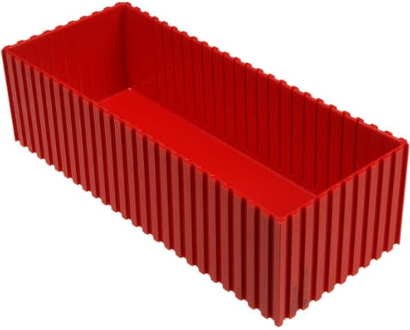 B2B Partner Pojemnik plastikowy na narzędzia 70-100x250 mm, czerwony