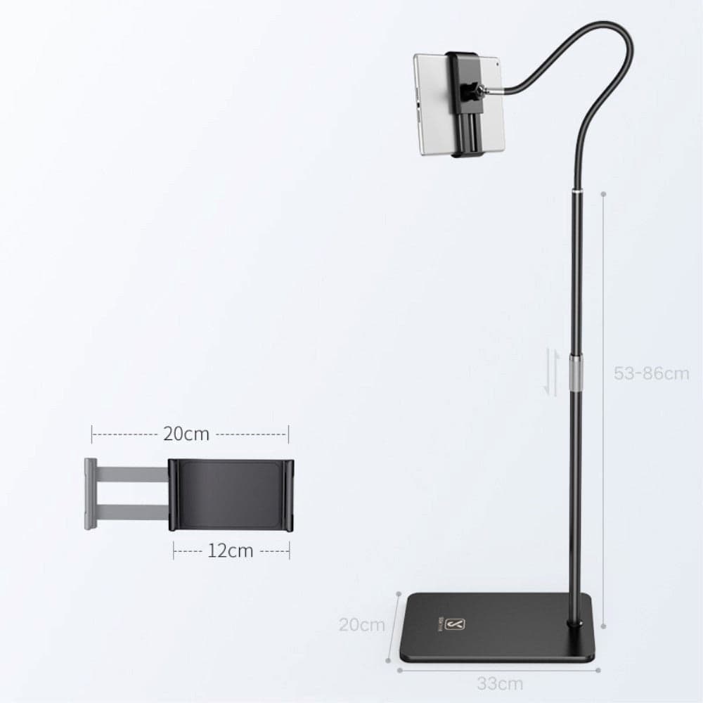 INCOVER Tablet Gulvstander 360° Fleksibel - Sort