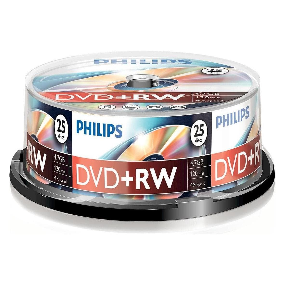 Philips DVD+RW 4.7 GB (25x) (DW4S4B25F/00)