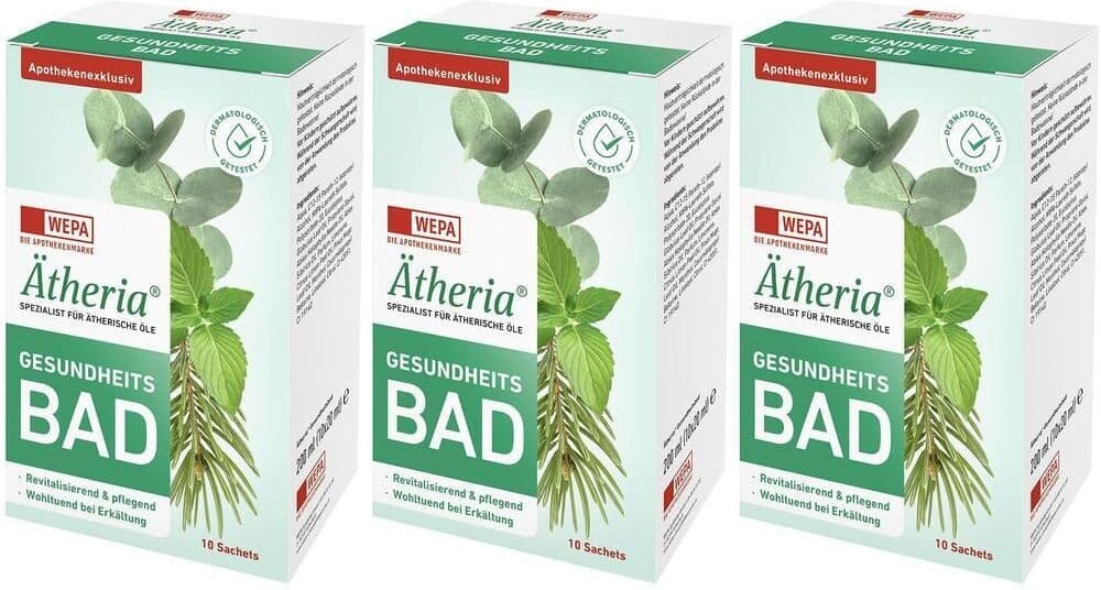 Ätheria revitalisierendes Gesundheitsbad x3 3x10x20 ml Bad