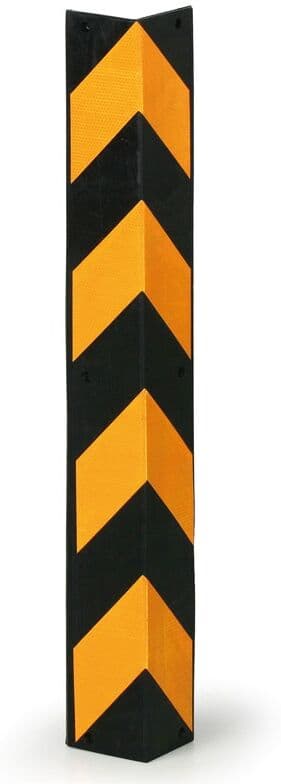 B2B Partner Narożnik ochronny na ścianę, 800 mm, pomarańczowy/czarny
