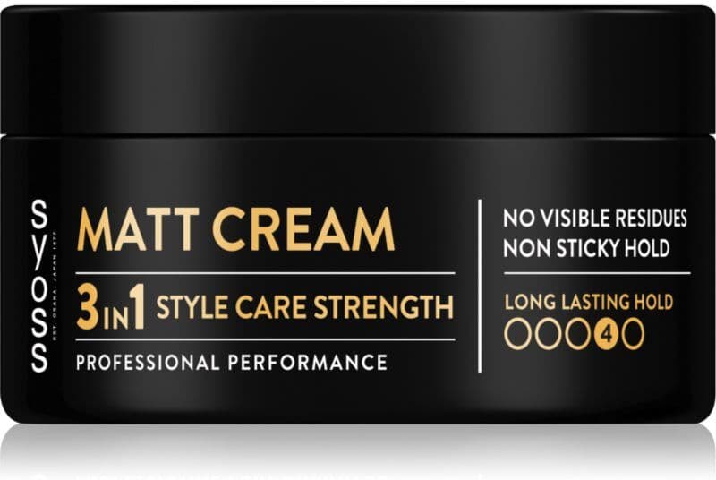 Syoss Matt Cream mattierende Stylingpaste für Fixation und Form 100 ml