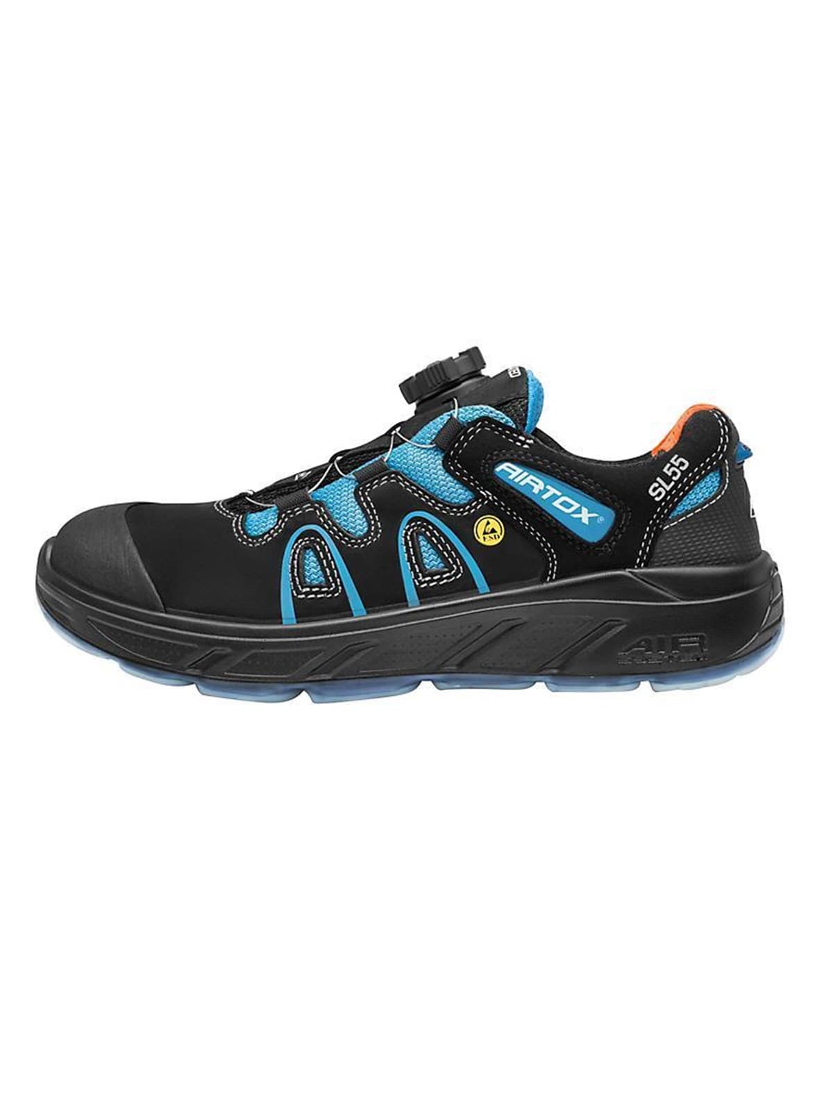 AIRTOX SL55 Sicherheitsschuhe, ESD, UTURN, atmungsaktiv, breite Passform, stoßdämpfend, Gr. 40