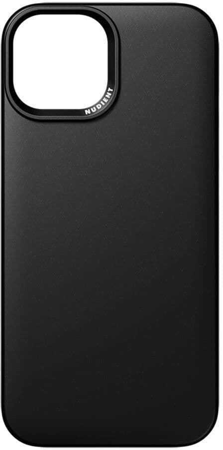 iPhone 15 Nudient Thin Case Bagside Cover - MagSafe Kompatibel - Ink Black
