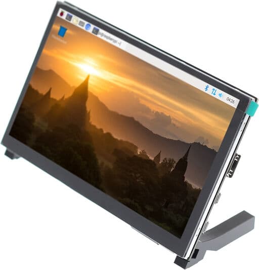 Secutek Ecran tactil IPS HDMI de 7" 1024 × 600 px pentru Raspberry Pi și PC