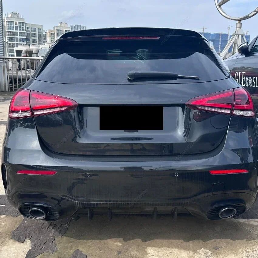NONE Car Rear Roof Trunk Spoiler Wing For Mercedes Benz A Class W177 A180 A200 A220 A35 AMG Hatchback 2018-2023 Bodykits Tuning