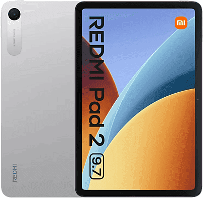 REACONDICIONADO Seminuevo Excelente Tablet - Xiaomi REDMI Pad 2, HyperOS, 9.7" 2K Crystal Clear, 4GB RAM, 64GB, Gran Batería de 7600 mAh, Silver