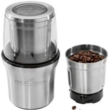 Moinho de Café Elétrico / Picador 200W 85g (Inox) - PROFICOOK