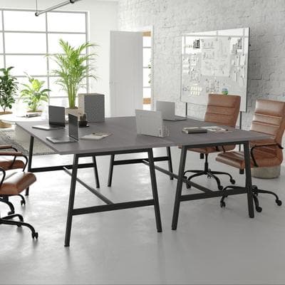 Lancaster Home Commercial Conference Table with Laminate Top and A-Frame Base