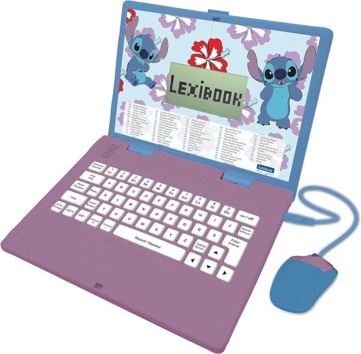 Lexibook - Disney Stitch - Educational Laptop (ENG) (JC598Di1)