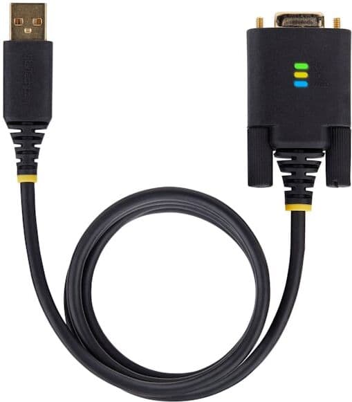 StarTech 3ft (1m) USB to Null Modem Serial Adapter Cable,