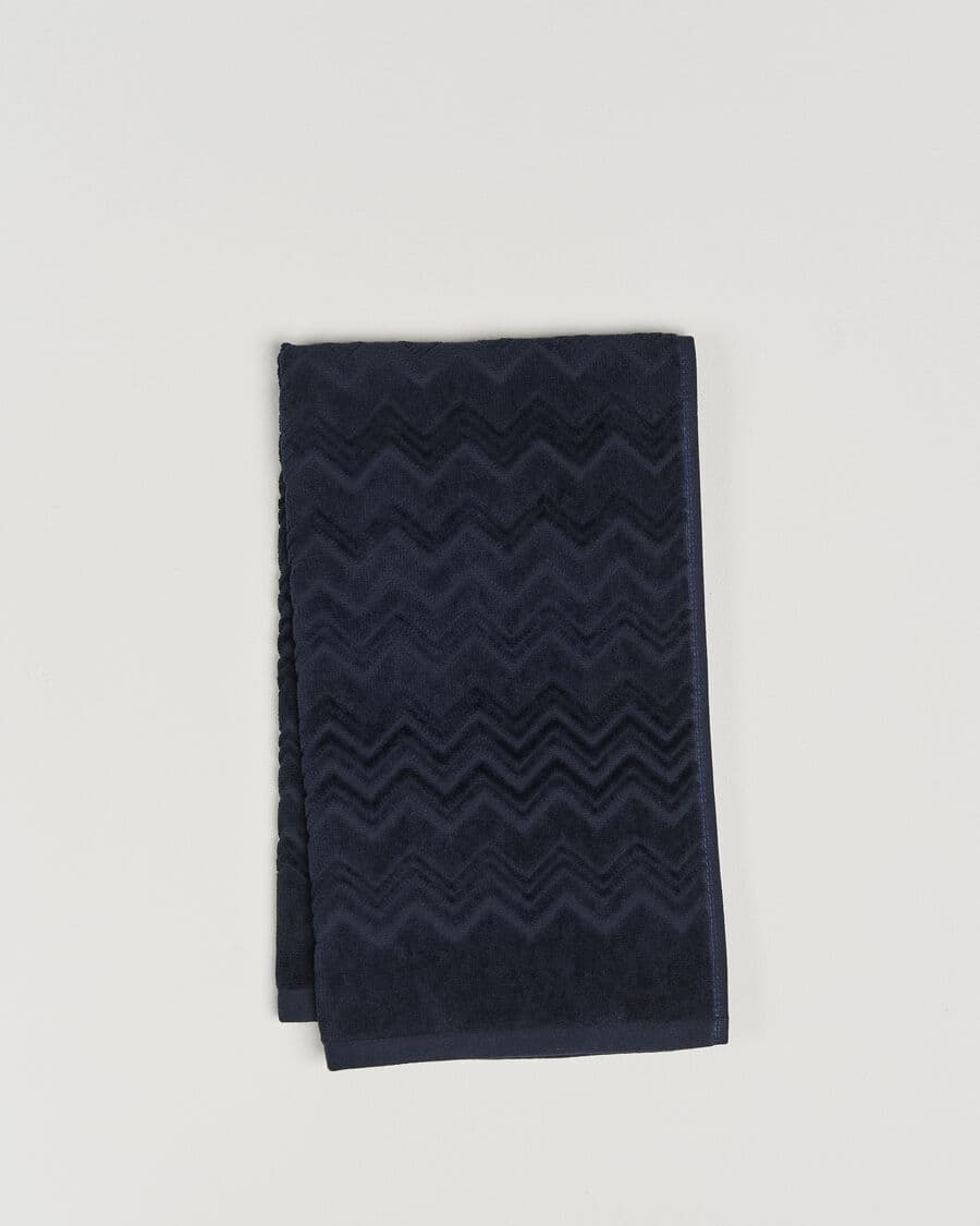 Missoni Home Chalk Hand Towel 40x70cm Navy men One size Blå