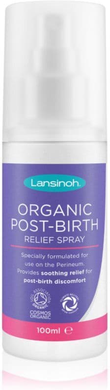 Lansinoh Organic Post-Birth καταπραϋντικό σπρέι για τη μαμά 100 ml