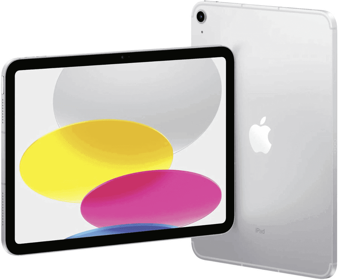 Apple iPad 10 (2022) 10,9 Zoll 64GB Wi-Fi + Cellular Silber MQ6J3FD/A Refurbished