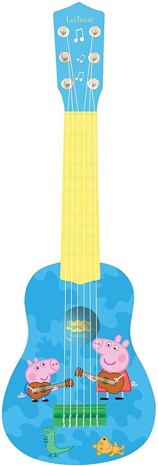 Peppa Pig My First Guitar 21-Inch Toy Guitar for Kids - Lexibook - Ages 3 and Up