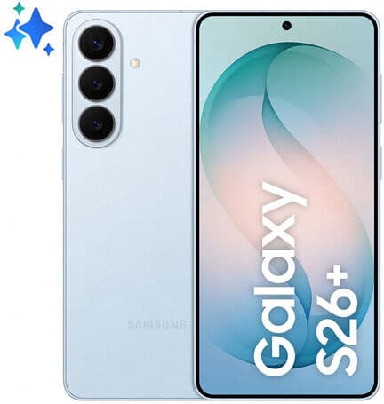 Samsung Galaxy S26+ Smartphone AI, 256GB, Processore avanzato, Assistente Foto, Creative Studio, Camera 50 MP, 4900 mAh, Sky Blue