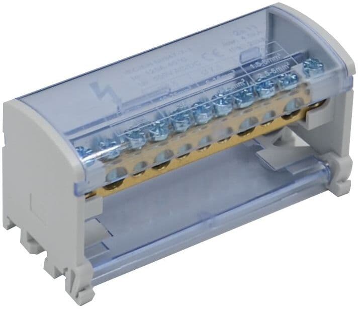 Ettroit Ripartitore Modulare 2 Poli (2x11 Uscite) 125a Per Quadro Elettrico - Db1200211