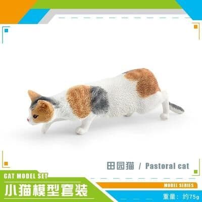 Inspired Finds Cute Orange Cat Figurine Realistic Lying Resin Cat Decor For Desk & Home pasture Wander Cat