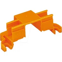 WAGO 243-112 - Steckklemmenhalter für 4-fach Micro-Steckklemmen, orange