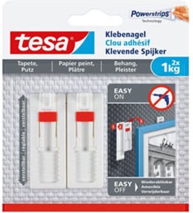 Tesa Parafuso adesivo ajustável    1 kg   2 peças