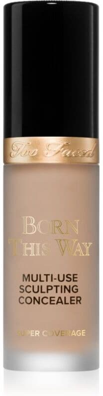 Too Faced Born This Way Super Coverage Multi-Use Concealer tartós korrektor a teljes fedésre árnyalat Light Beige 13.5 ml