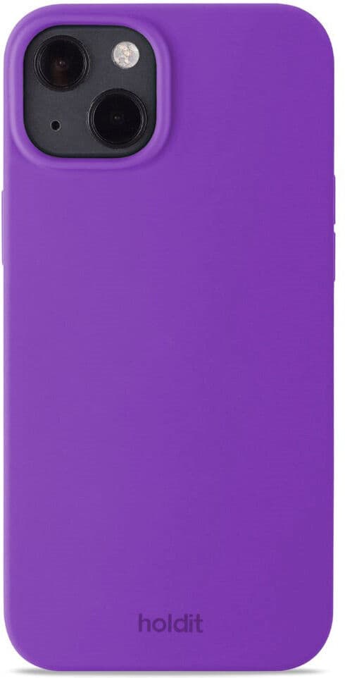 Holdit iPhone 13 Soft Touch Silikone Cover - Bright Purple